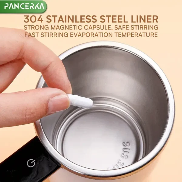 Rechargeable Self-Stirring Coffee Mug - Image 4